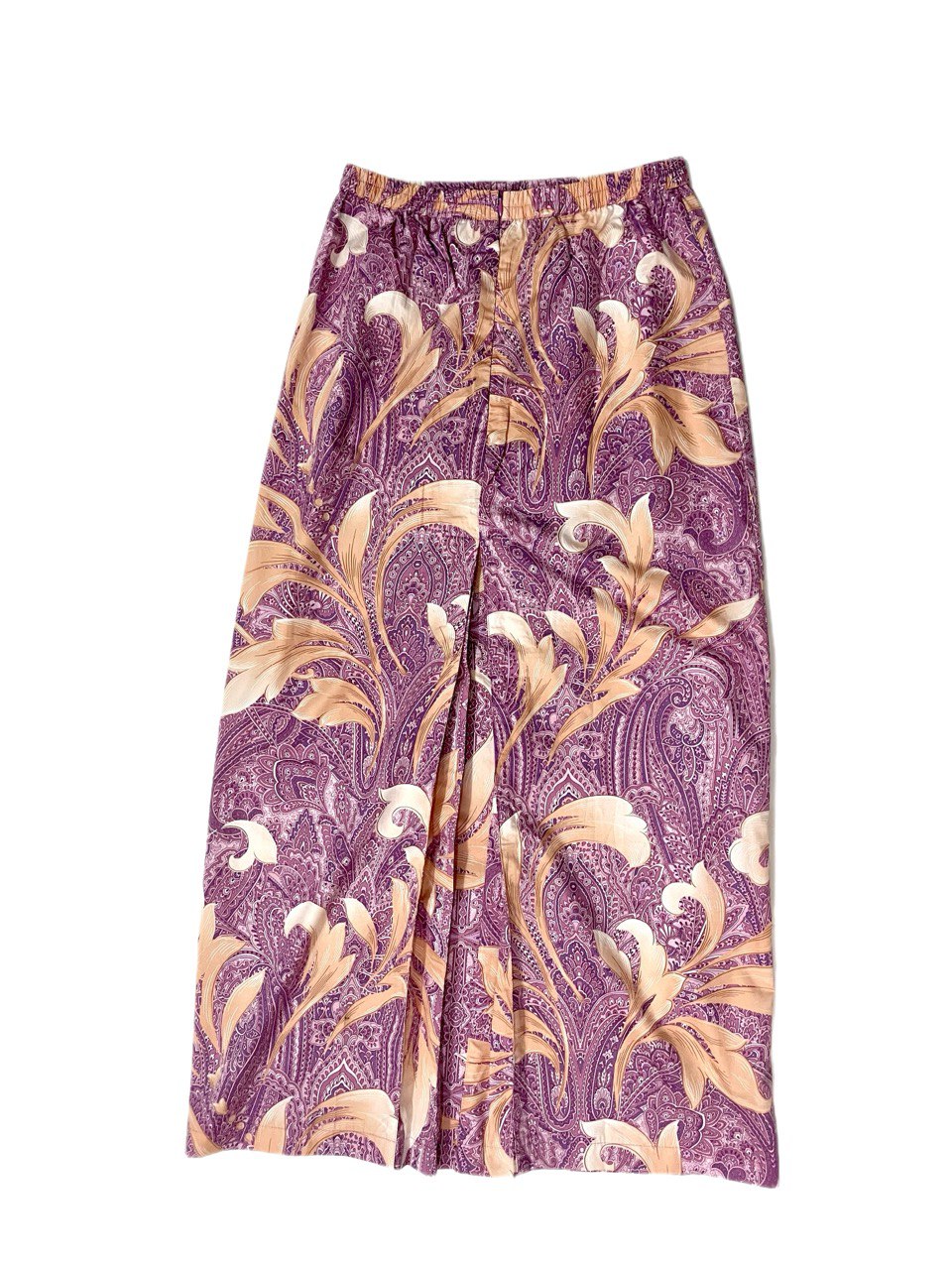 back skirt floral on a white background