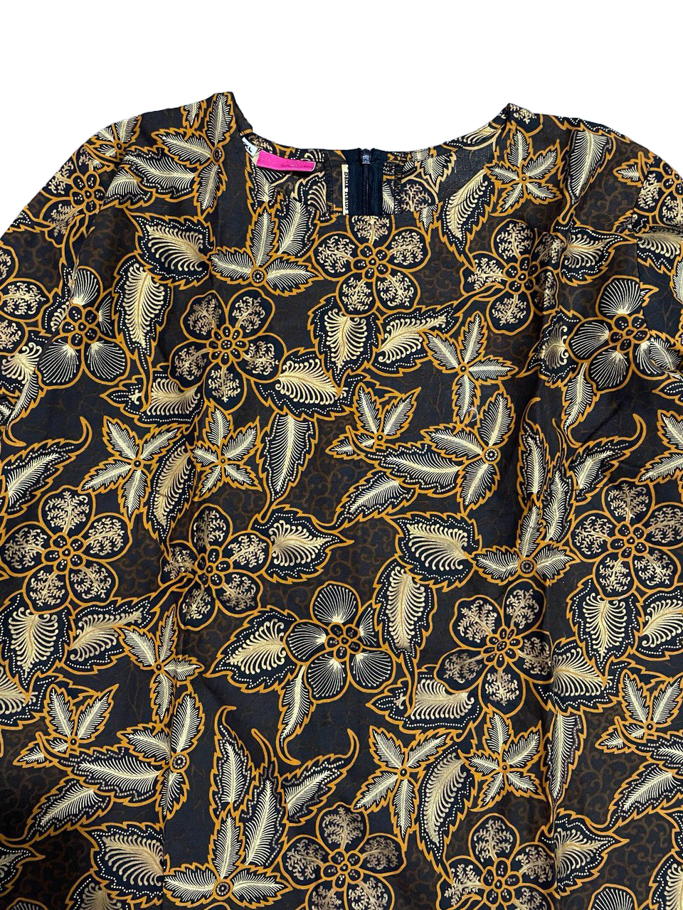 Batik Gold & Black