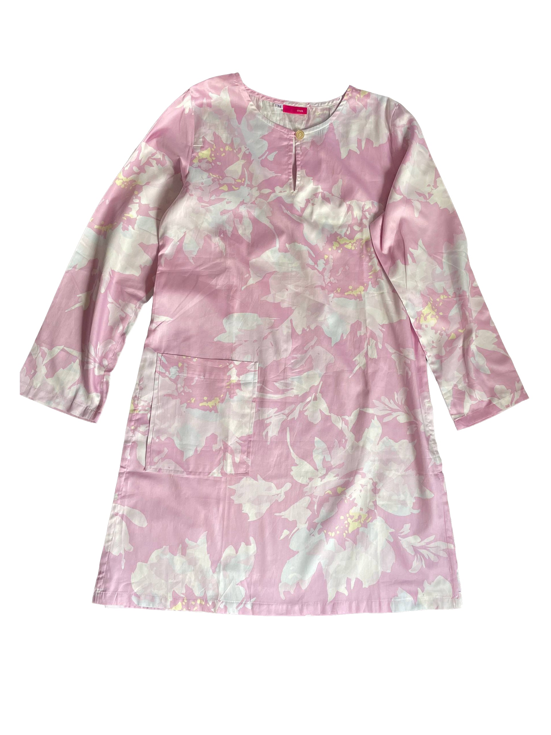 Watercolour Pastel Pink Blouse - OVA