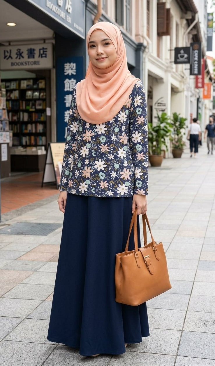 Daisy Petals - Midnight Blue