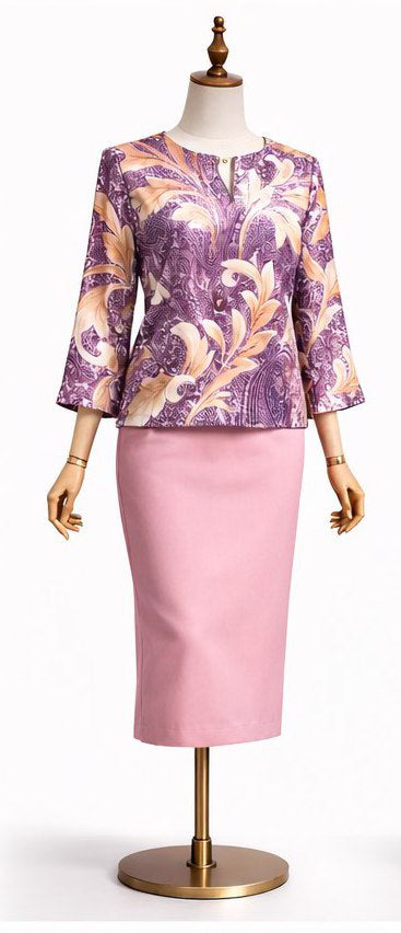 Plum Petale & Dusty Rose