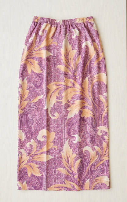 Plum Petale Skirt
