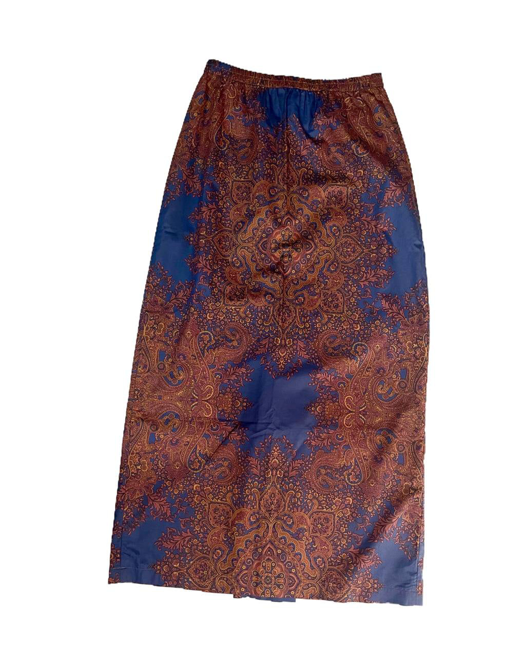 Front of Cotton Baroque Printed Skirt