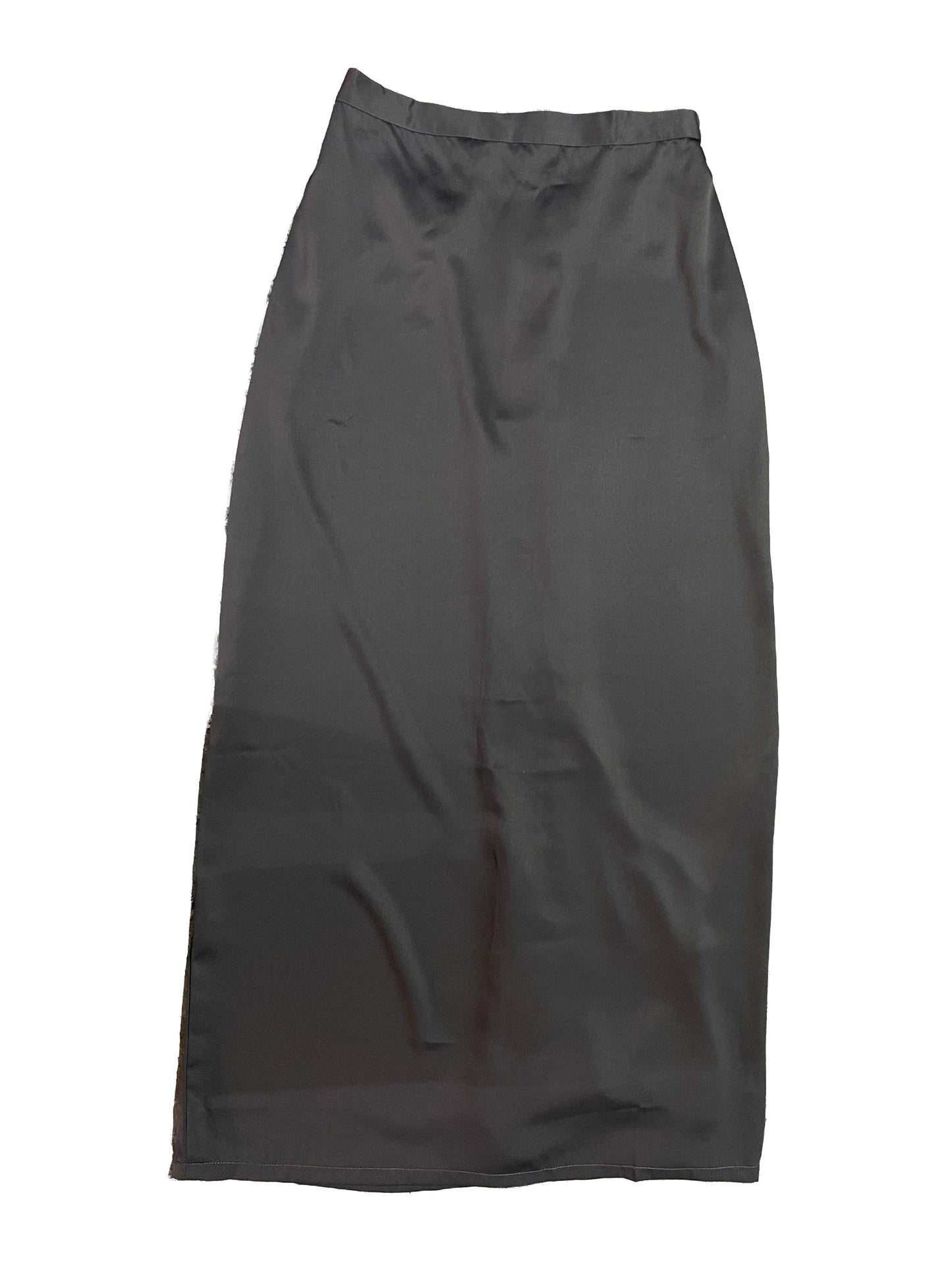 Dark gray skirt on a white background