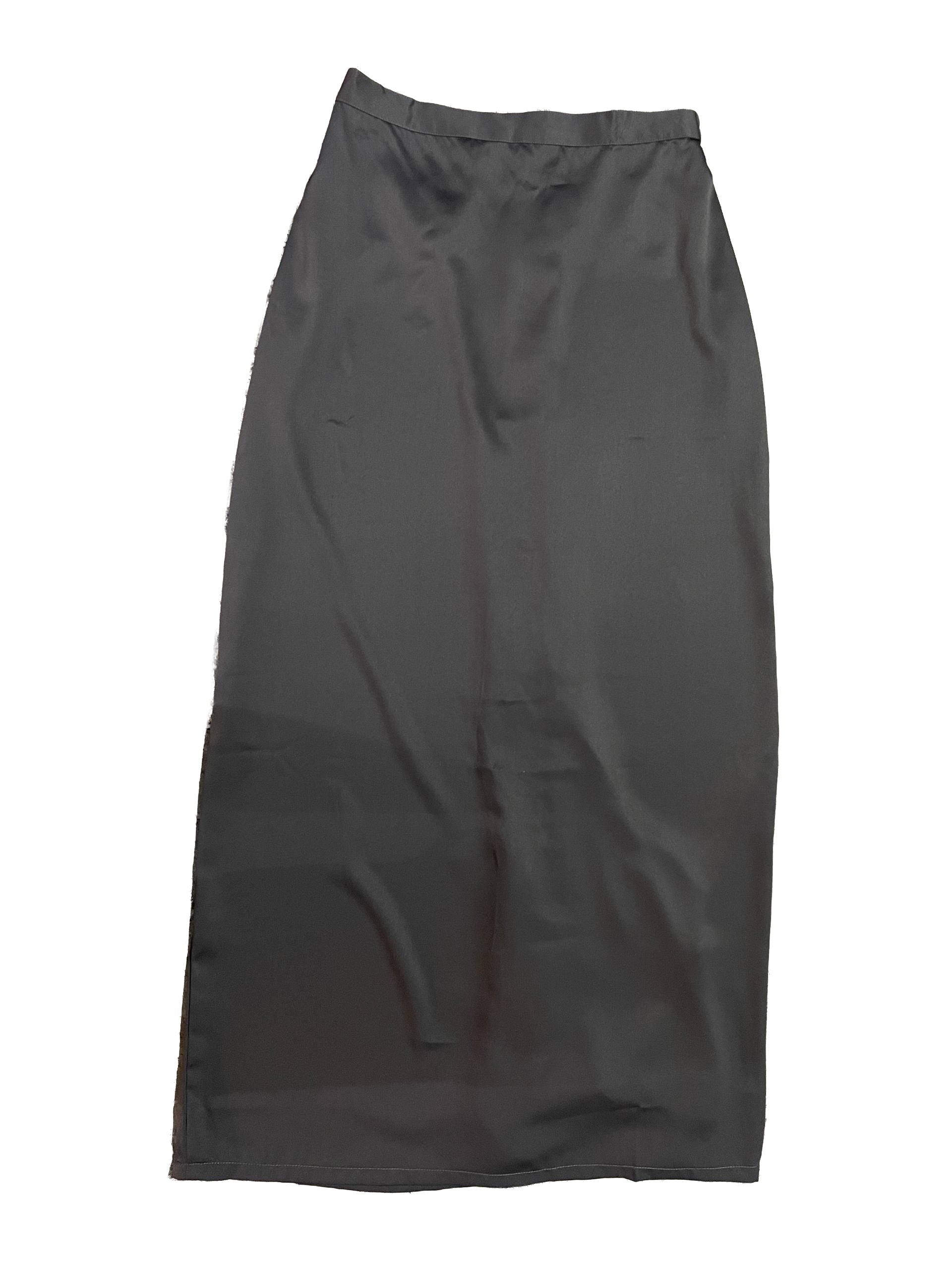Dark gray skirt on a white background